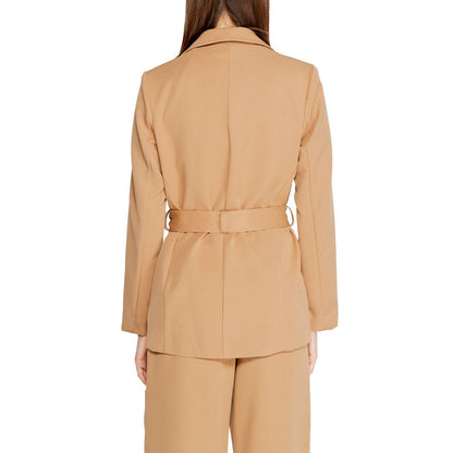 Rinascimento Beige Polyester Blazer Rinascimento
