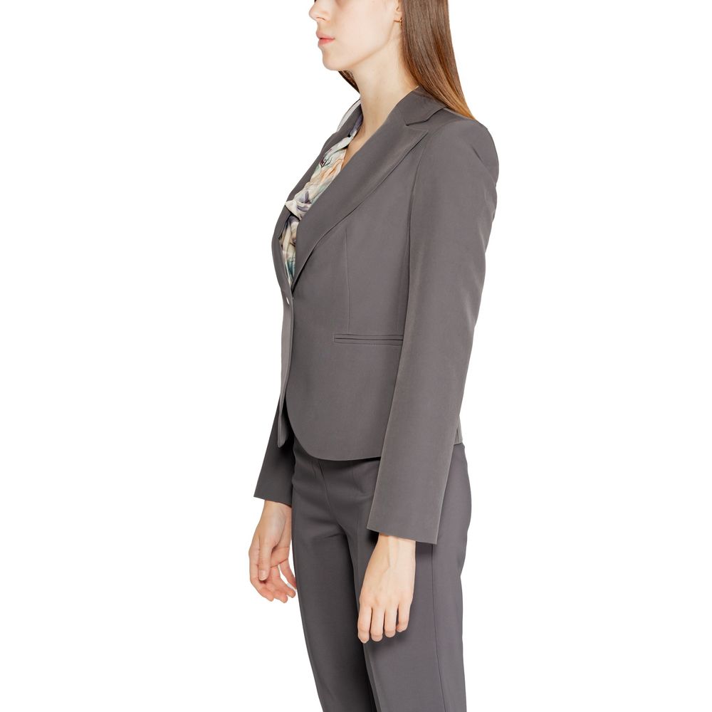 Rinascimento Gray Polyester Blazer Rinascimento
