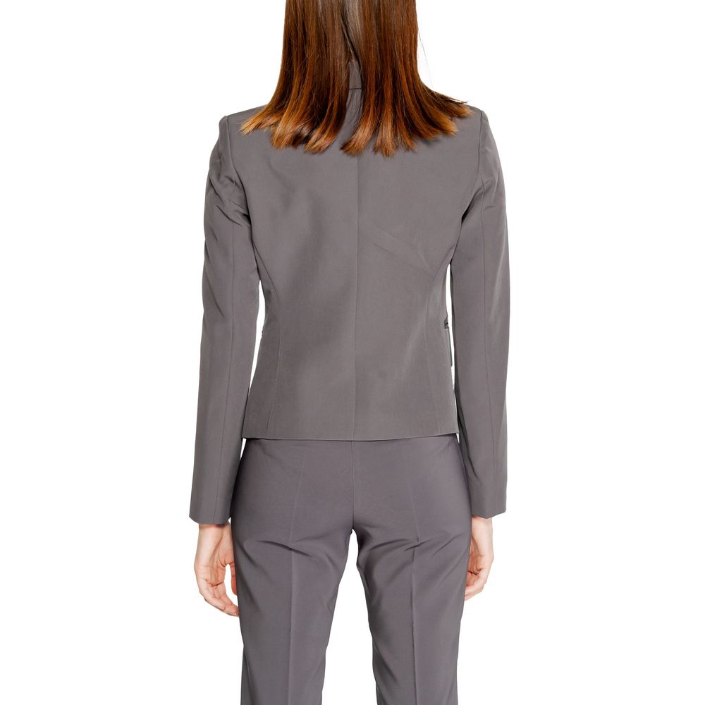 Rinascimento Gray Polyester Blazer Rinascimento