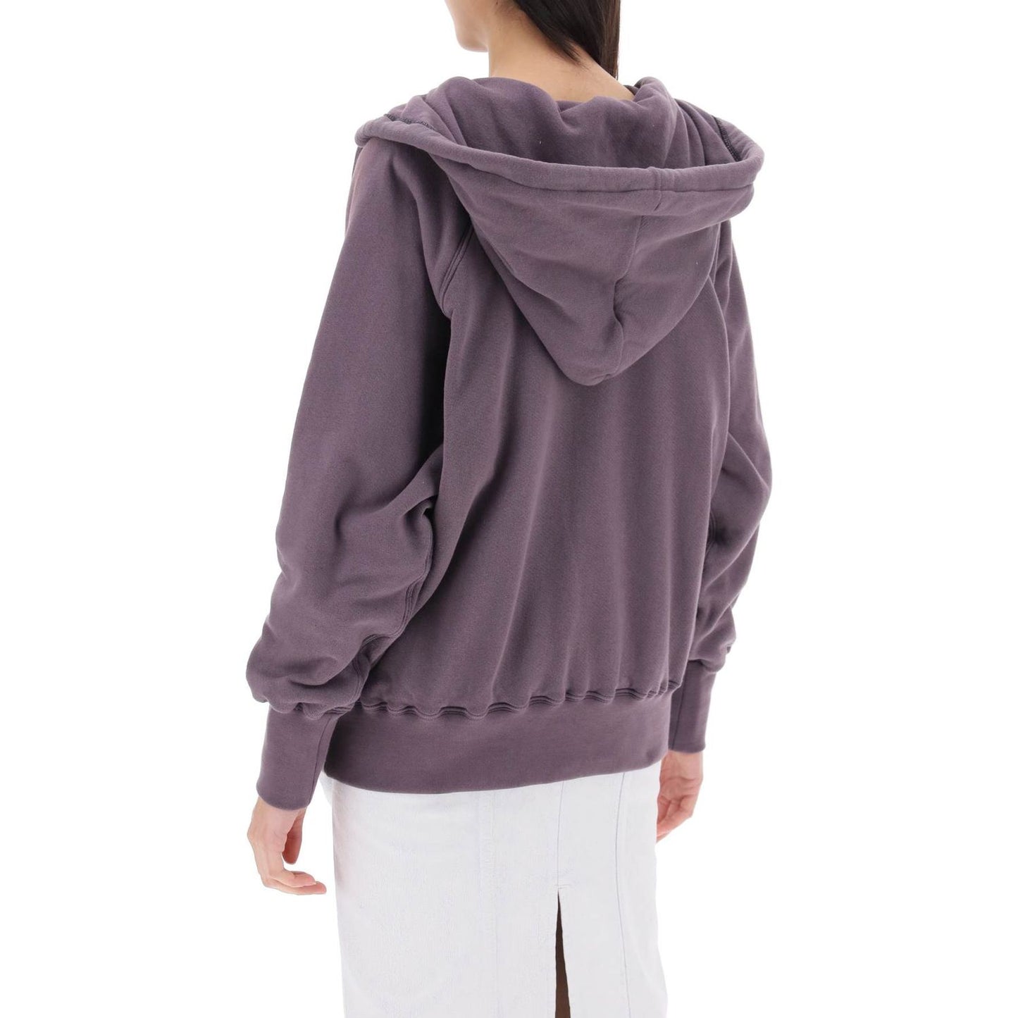 Maison Margiela hoodie with reverse logo and hood Topwear Maison Margiela