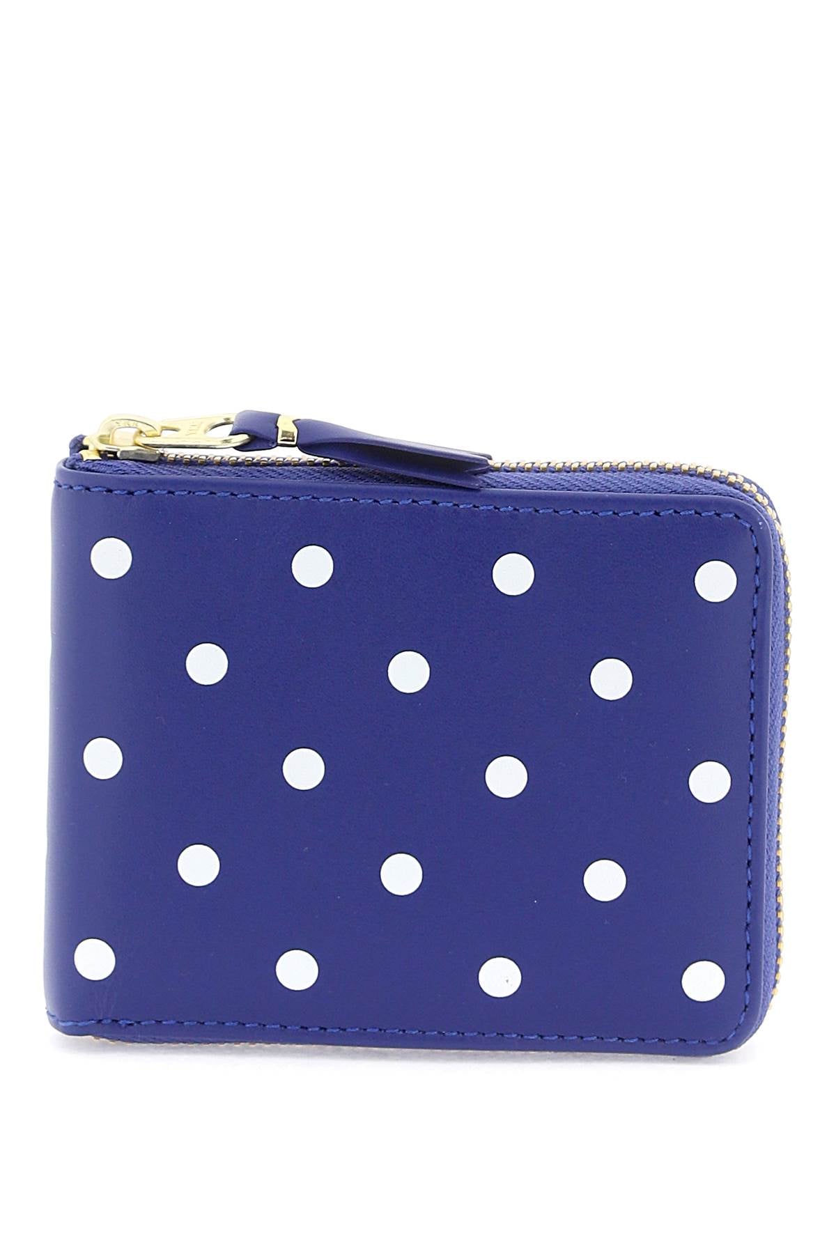 Comme Des Garcons Wallet Comme Des Garcons Wallet polka dot zip around wallet with