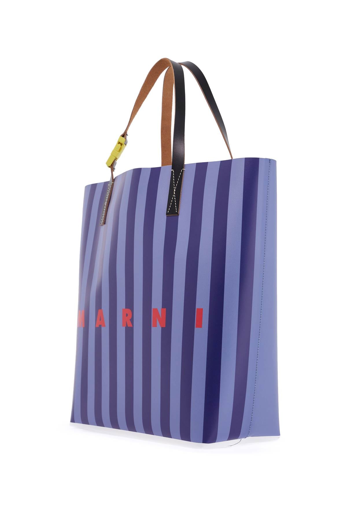 Marni striped tribeca tote bag Shopper Marni