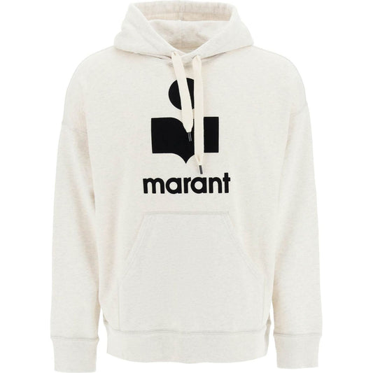 Marant 'miley' hoodie with flocked logo