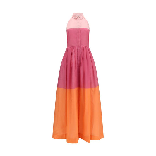 Sara Roka Multicolor Cotton Casual Dress 1728,72470364320,Casual - Dresses - Clothing,Clothing,Dresses - Clothing,IT44 | L,Midi - Dresses - Clothing,Multicolor,New with tags,Pattern - Dresses - Clothing,Sara Roka,Shortsleeve - Dresses - Clothing,Women