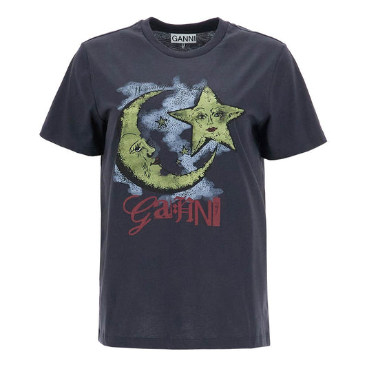 Ganni moonlight print t-shirt Topwear Ganni