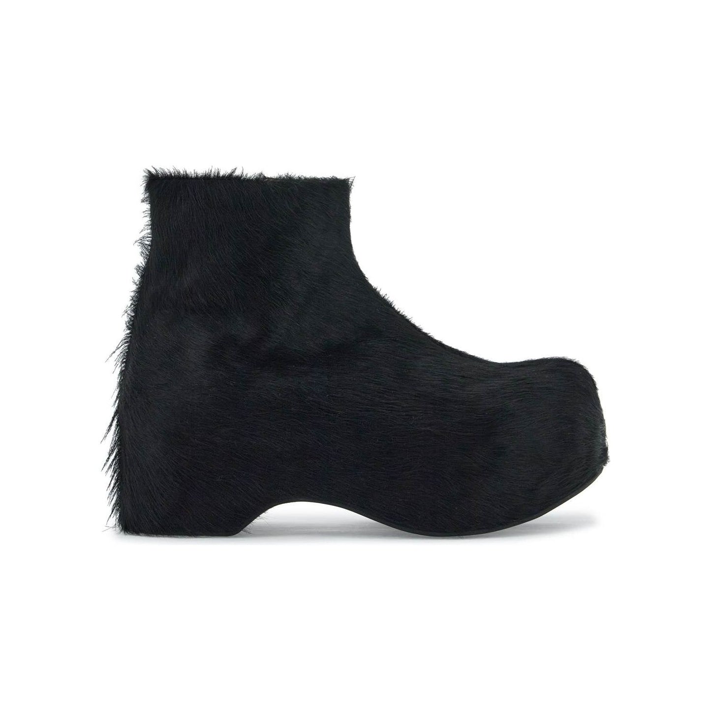 Marni 'long-haired chunky ankle boots Boots Marni