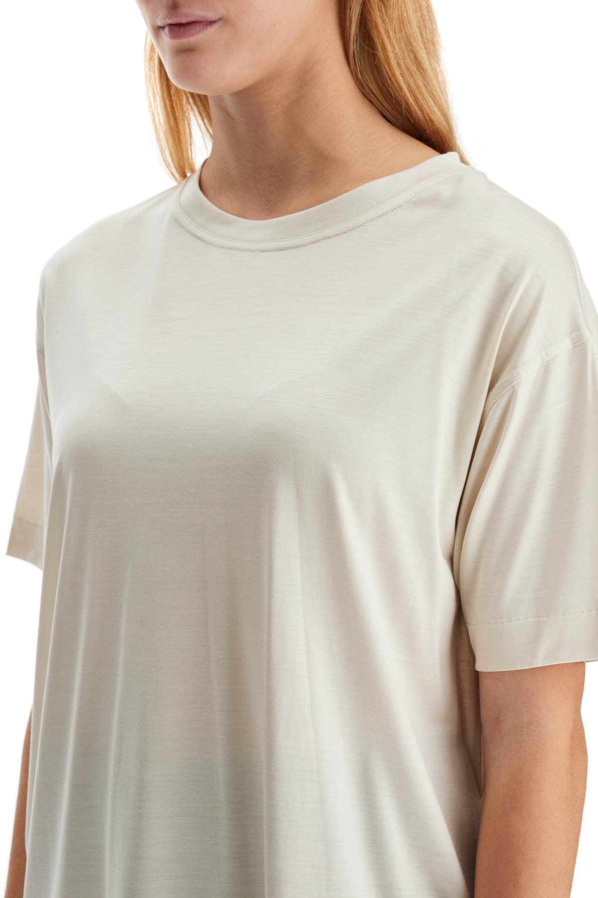 Lemaire silk crewneck t-shirt Topwear Lemaire