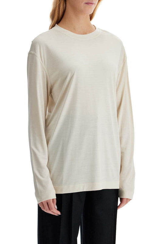 Lemaire long-sleeved silk t-shirt for Topwear Lemaire