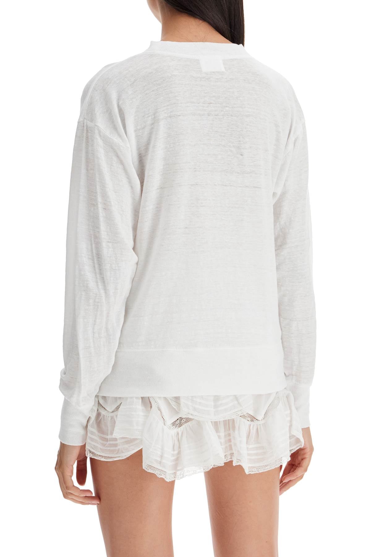 Isabel Marant Etoile klowia t-shirt with metallic logo print Topwear Isabel Marant Etoile