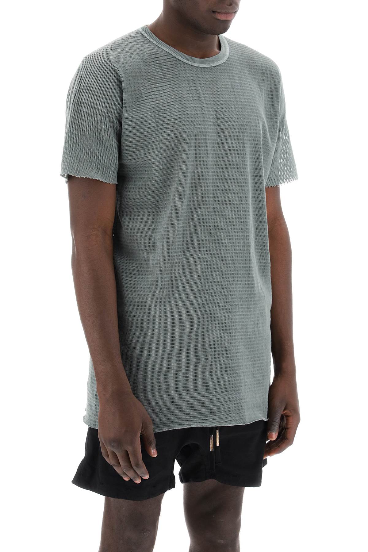 Boris Bidjan Saberi cotton perforated t-shirt Topwear Boris Bidjan Saberi