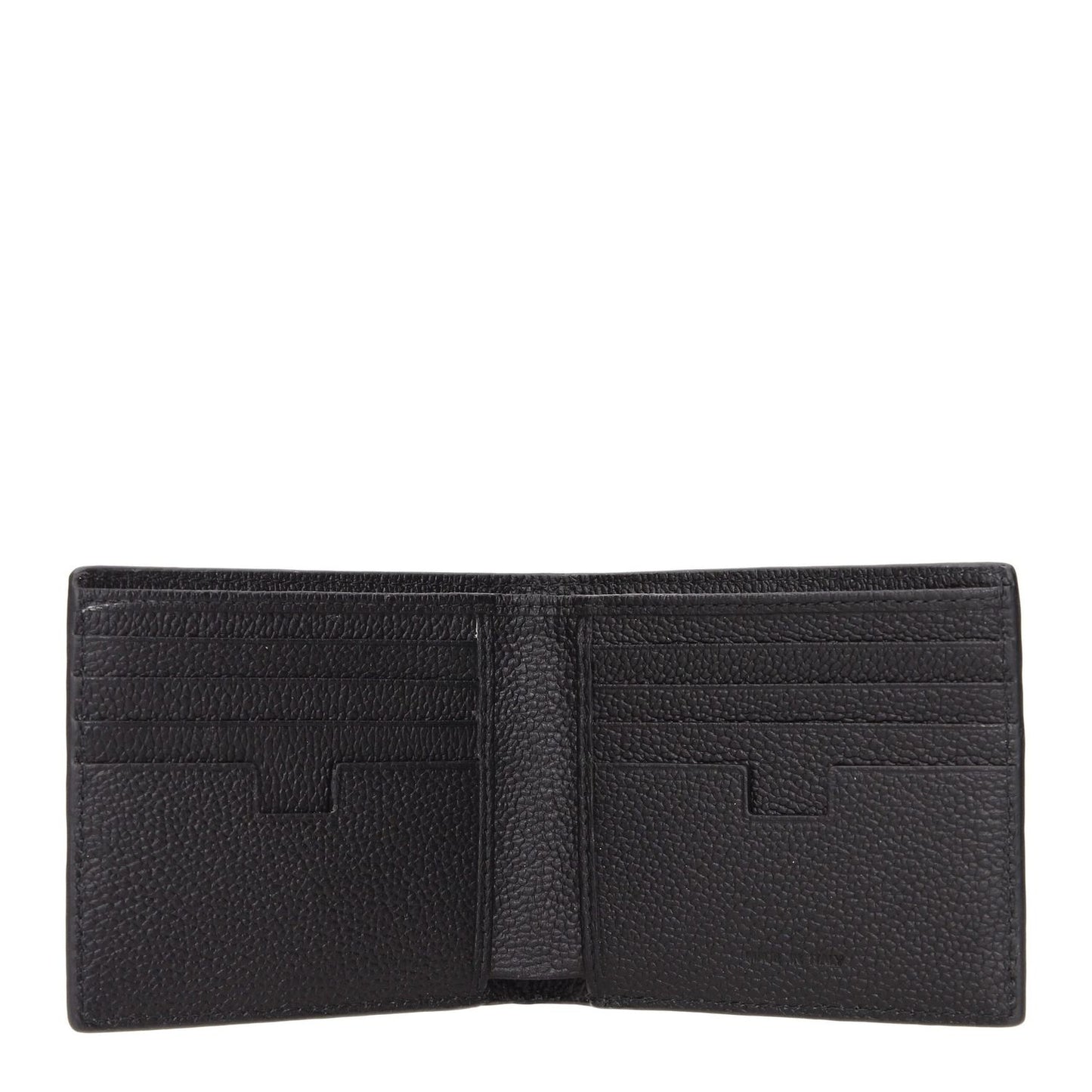 Testoni Black Leather Wallet Testoni