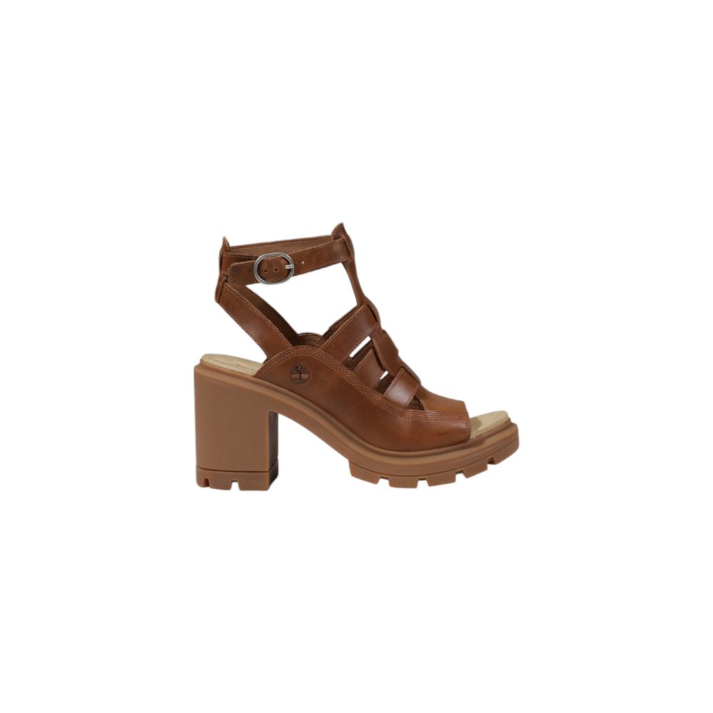 Timberland Beige Leather Strap-On Sandals Timberland