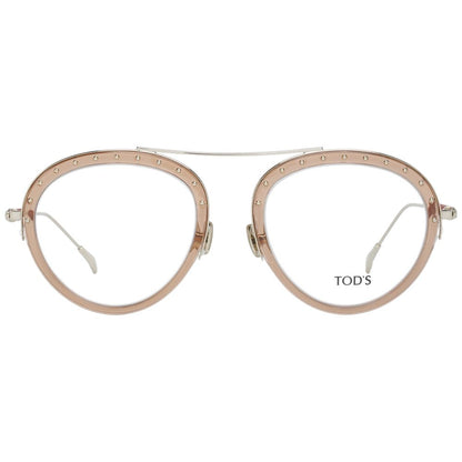 Tod's Brown Metal & Plastic Glasses (Frames) Tod's
