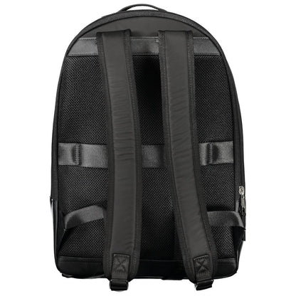 Tommy Hilfiger Black Polyester Men's Backpack