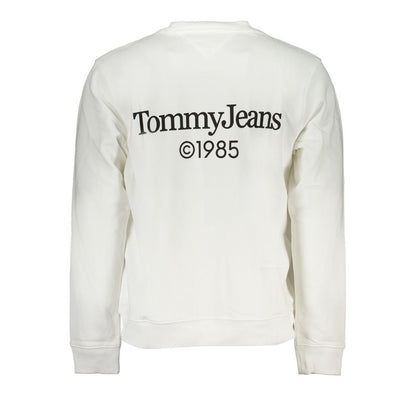 Tommy Hilfiger White Cotton Men's Sweatshirt