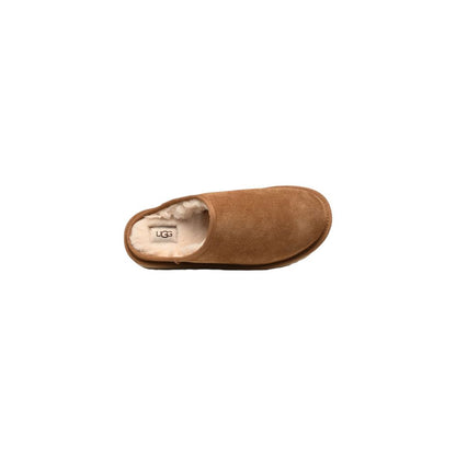 UGG Beige Suede Leather Clogs 1728,71956299936,Beige,Clogs - Flats - Shoes,EU40/US7,Flats - Shoes,Men,New with tags,Shoes,UGG
