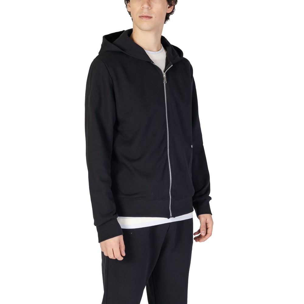 Underclub Black Cotton Hoodie Underclub