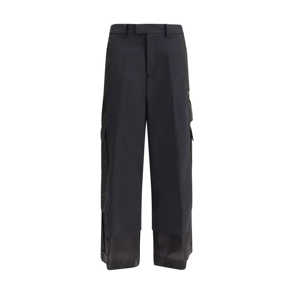 Undercover Black Polyester Cargo Pants Undercover