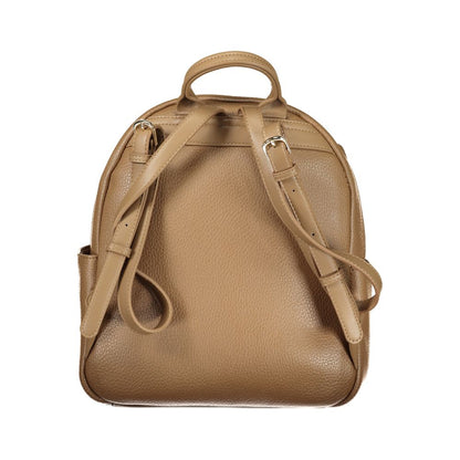 Valentino Brown Polyethylene Backpack