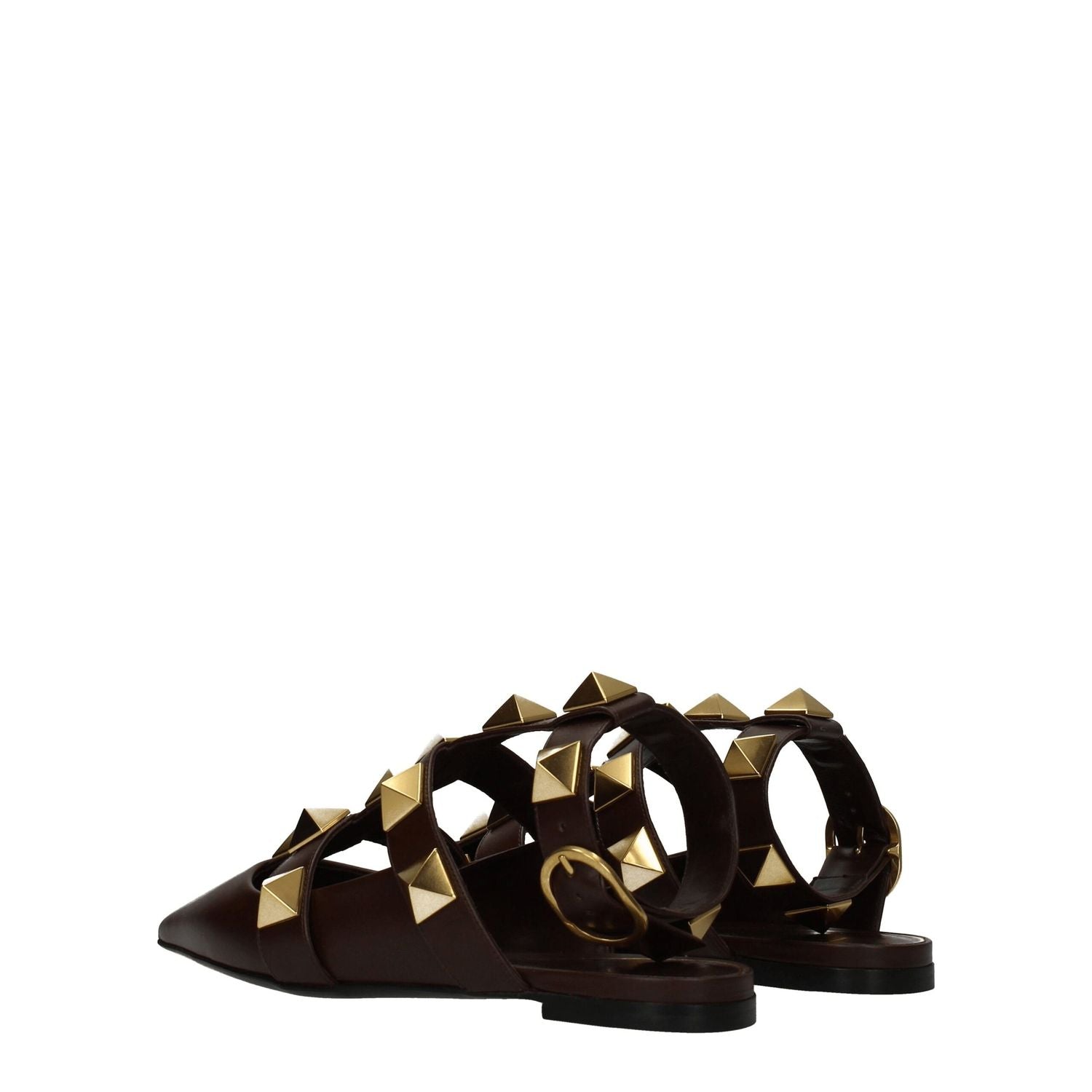 Valentino Garavani Brown Leather Sandals