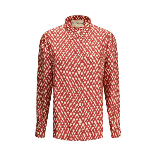 Valentino Multicolor Silk Pattern Shirt Valentino