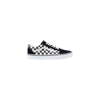 Vans Black And White Fabric Low Top Sneakers Vans