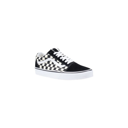 Vans Black And White Fabric Low Top Sneakers Vans
