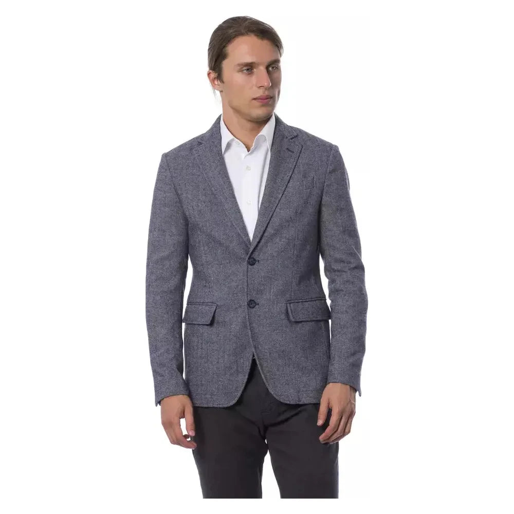 Verri Blue Polyester Blazer 1728,67465543840,Blazers - Men - Clothing,Blazers - Suits & Blazers - Clothing,Blue,Clothing,IT50 | L,Men,Men - Clothing,New with tags,Suits & Blazers - Clothing,Verri