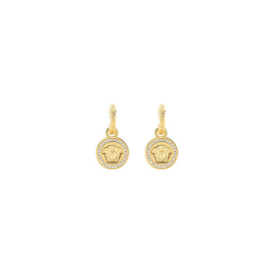 Versace Gold Brass Earrings Versace