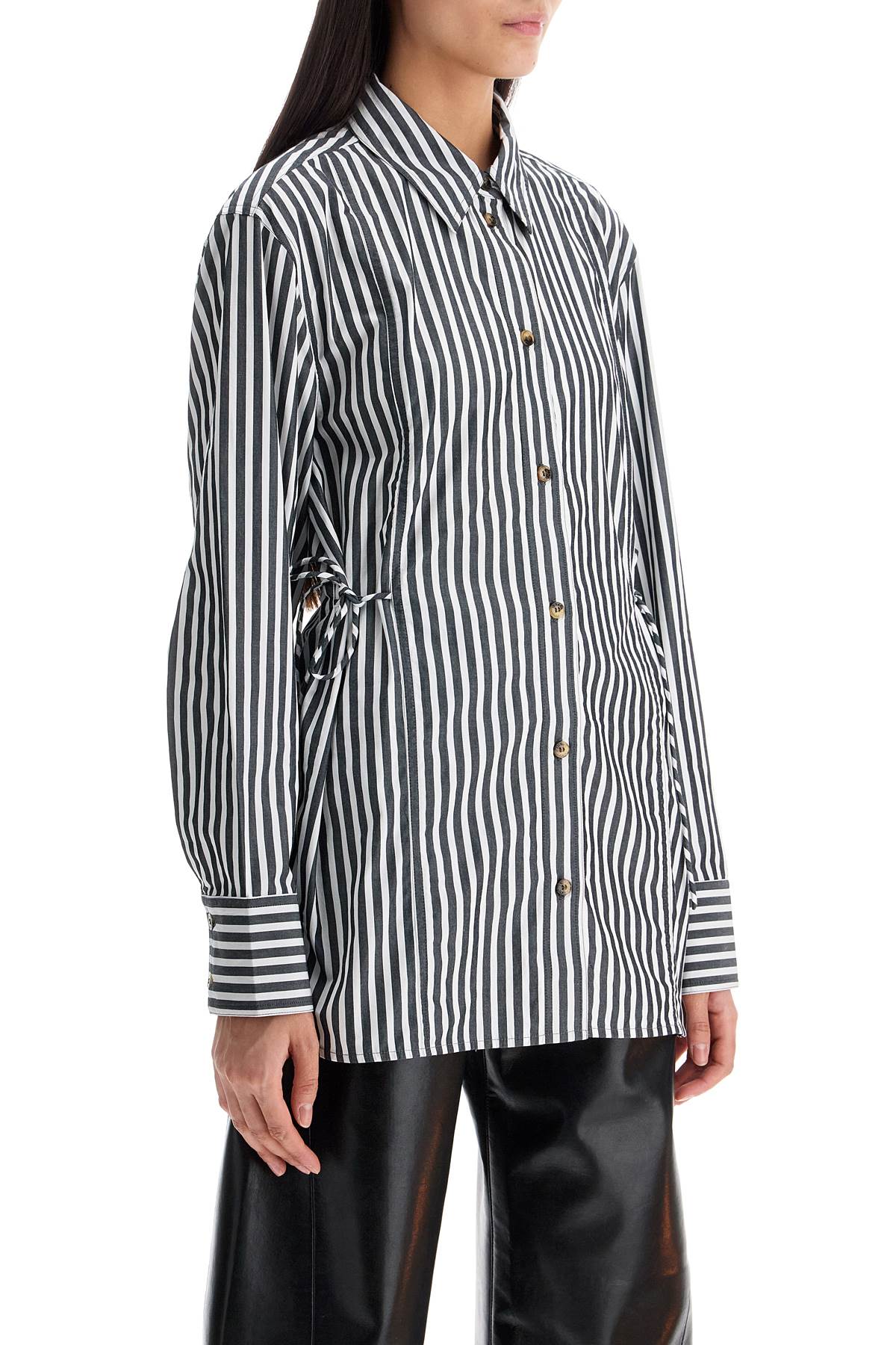 Ganni "oversized striped Topwear Ganni