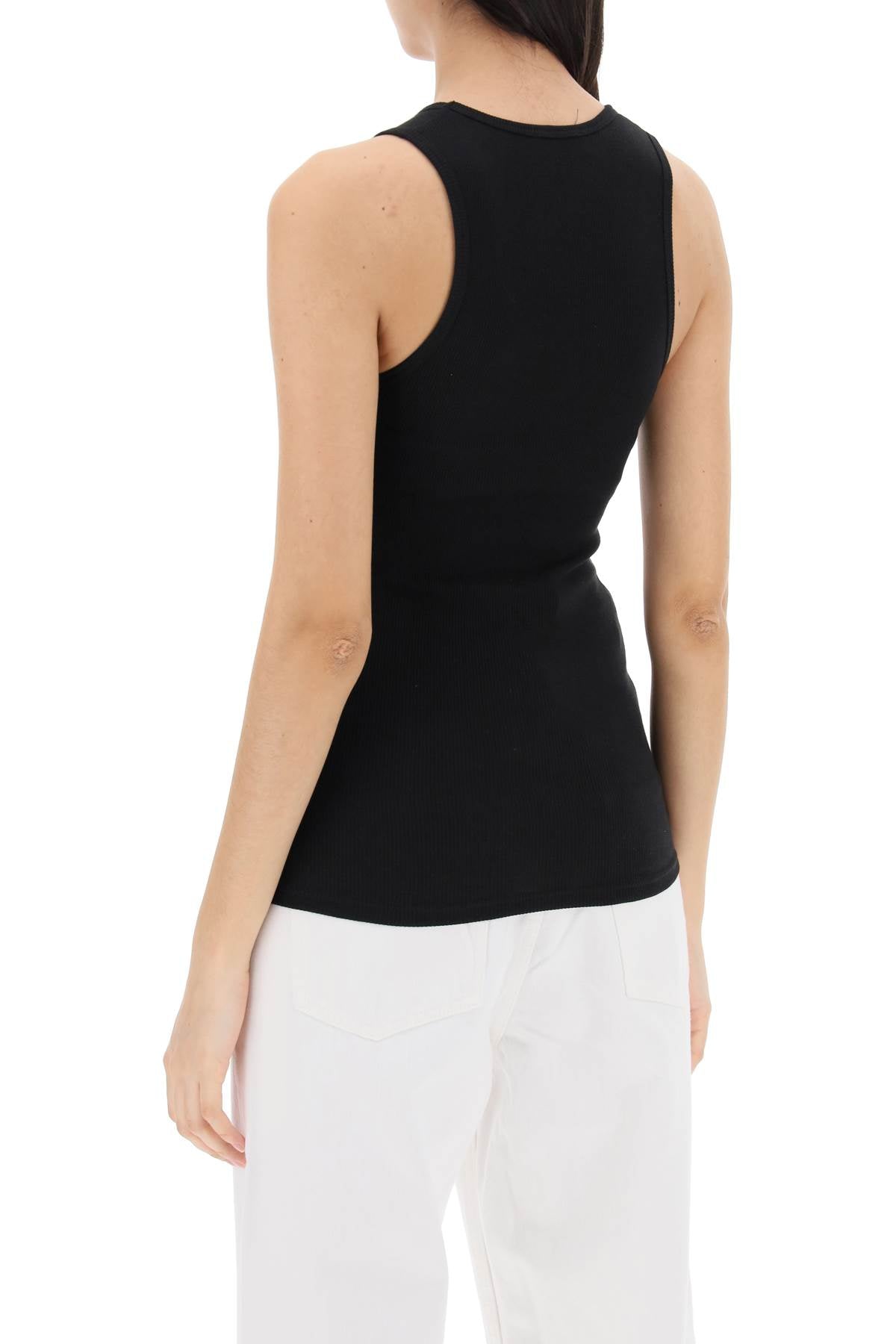 Wardrobe.Nyc ribbed sleeveless top with Topwear Wardrobe.Nyc