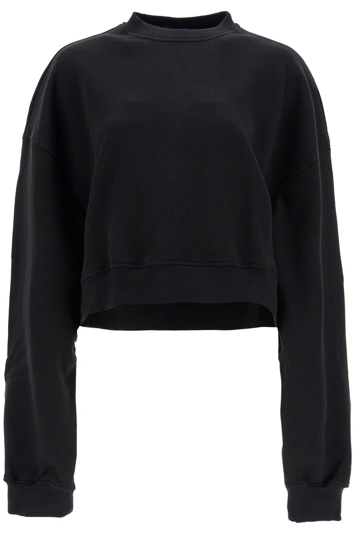 Wardrobe.Nyc 'cropped sweatshirt with puffed sleeves Topwear Wardrobe.Nyc