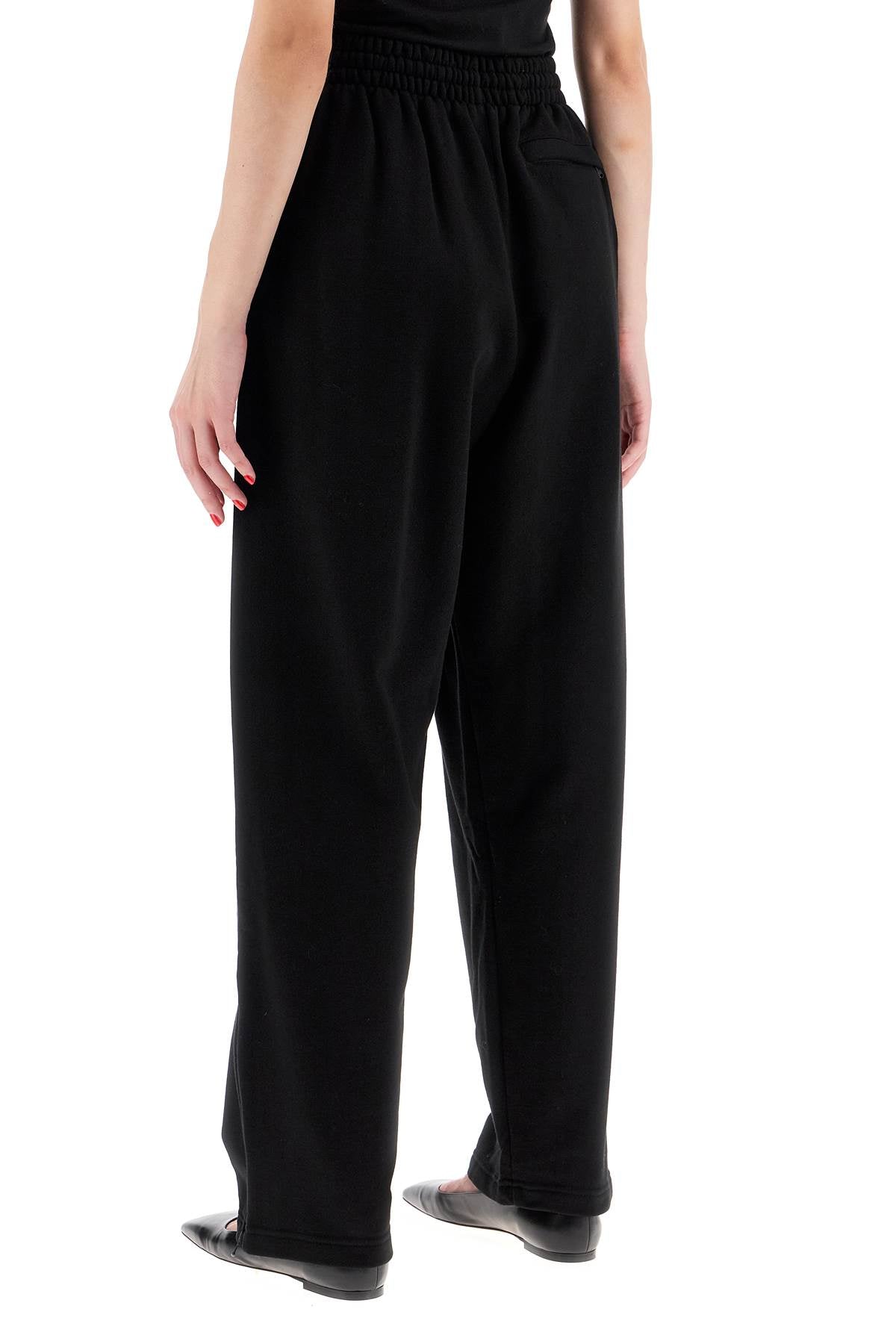 Wardrobe.Nyc wide leg joggers for comfortable Trousers Wardrobe.Nyc