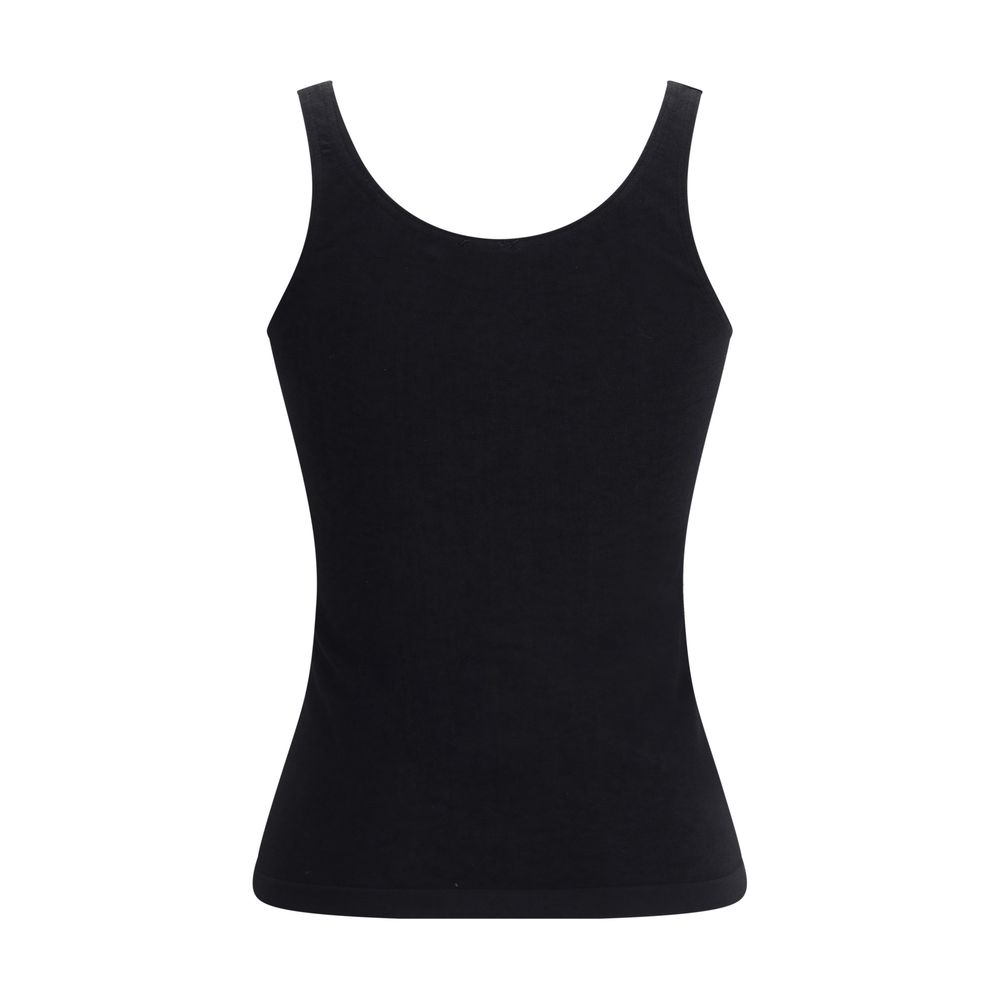 Wolford Black Cotton Top Wolford