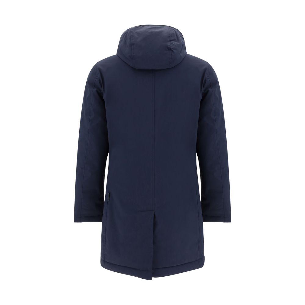 Woolrich Blue Polyester Coat Woolrich