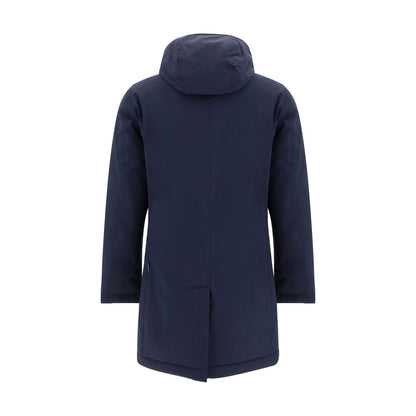 Woolrich Blue Polyester Coat Woolrich