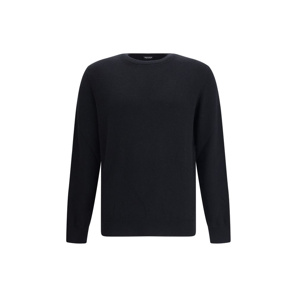 ZEGNA Black Cashmere Cashmere Sweater ZEGNA