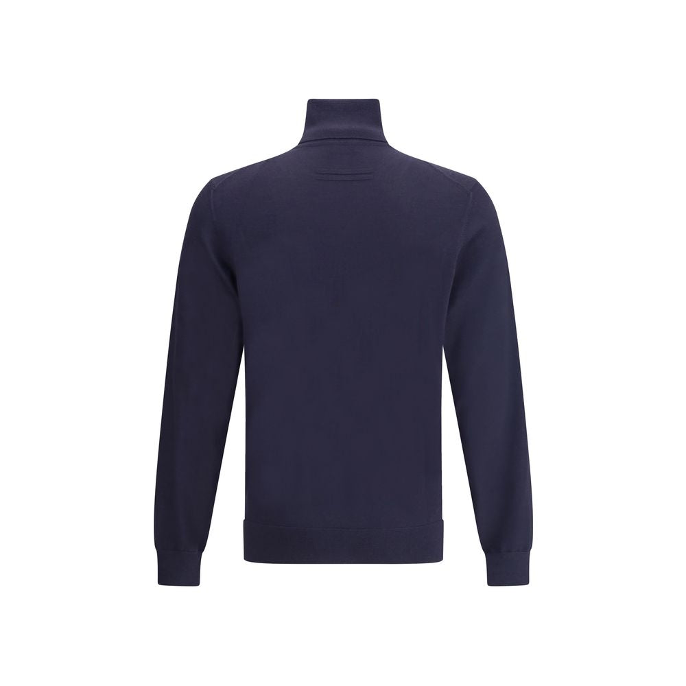 ZEGNA Blue Cashmere Turtleneck ZEGNA