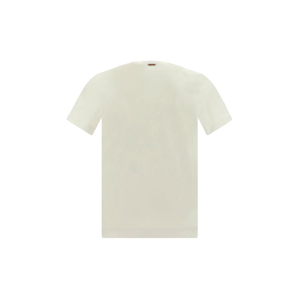 ZEGNA White Cotton T-Shirt ZEGNA