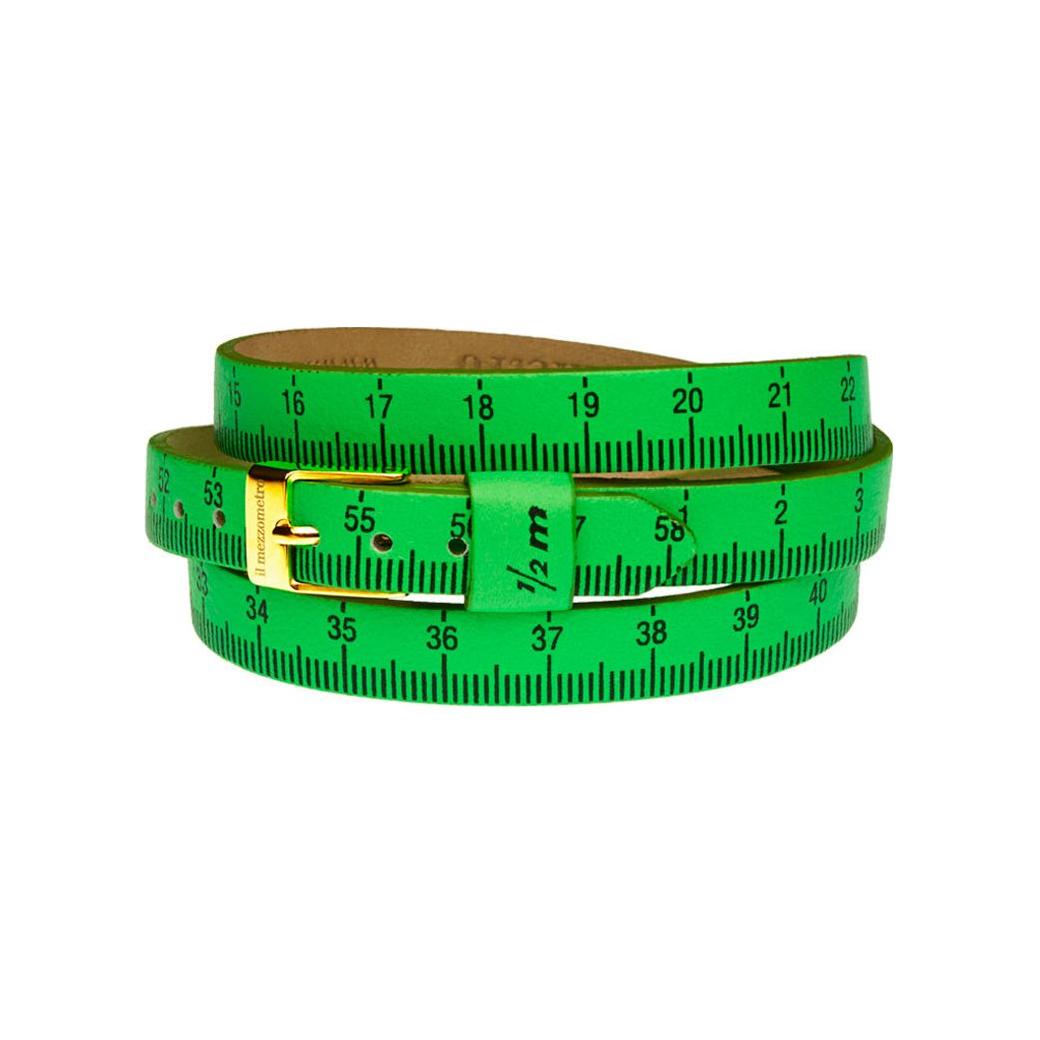 Il MEZZOMETRO Mod. FLUO - Bracciale in pelle/leather bracelet DESIGNER FASHION JEWELLERY IL MEZZOMETRO