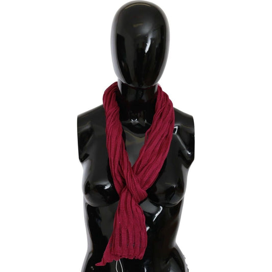 John Galliano | Bordeaux Neck Wrap Shawl Foulard Scarf  | McRichard Designer Brands